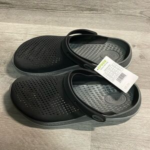 Men’s crocs lite ride 360 clog in black and grey size 11 new